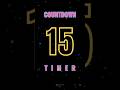 15 Second Countdown Timer | Space Flow ✨ #Shorts
