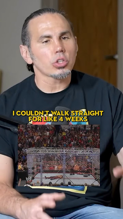 Matt Hardy Couldn’t Walk After His Leg Drop From The Steel Cage - Unforgiven 2005