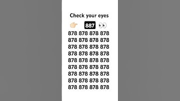 check your eyes and find the number 887 #geniusmindset #puzzle #maths #braingames #logicpuzzle