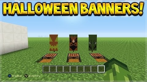 3 Awesome Custom Halloween Theme Banner Design Tutorial In Minecraft Console Edition
