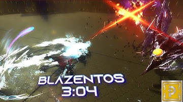 【PSO2NGS】Techter (TeBo)  Blazentos 3min 4sec  | New Tactics (Read Description)