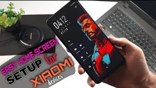 home screen Customization ironman (tony stark) without any launcher for miui 12 screenshot 5