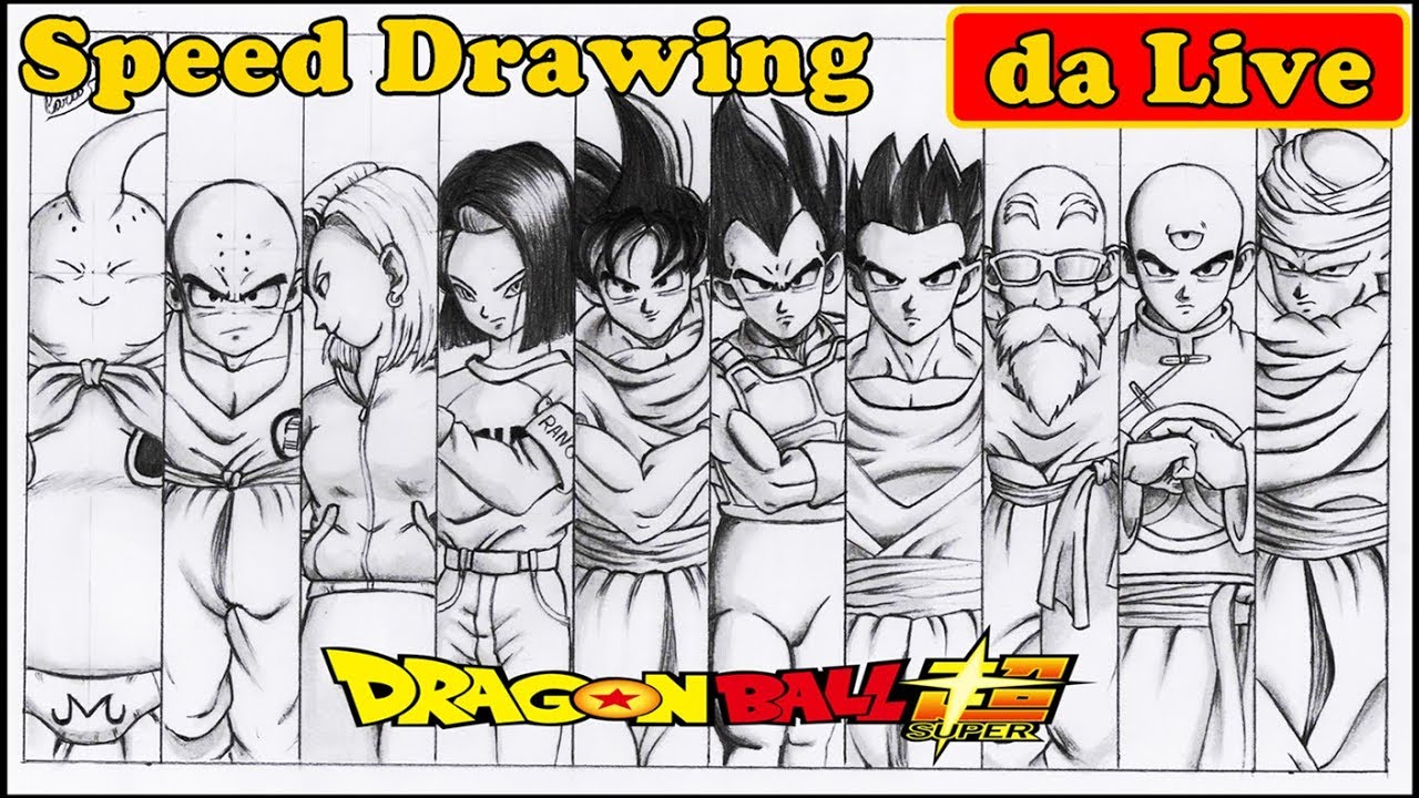 Como Desenhar Goku Instinto Superior Dominado a Grafite - How to Draw Goku
