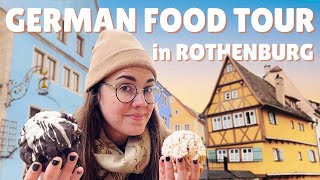 Does Rothenburg's Famous Food Hold Up? German Food Tour! What To Eat In Rothenburg ob der Tauber.