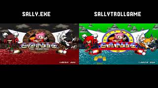 Sally.exe vs. Sally.exe Troll Game (Comparision)