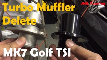 MK7 Golf (TSI, GTI or R) Turbo Muffler Delete Installation