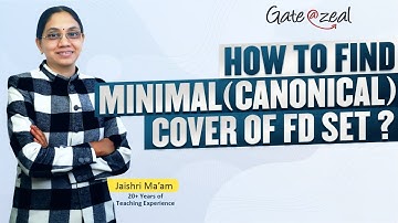 How to find Minimal(Canonical) Cover of Fd set? | Functional Dependencies | Normalization
