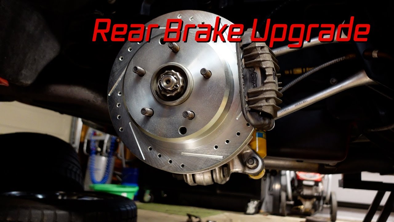 C4 Corvette Rear Brake Rotor and Pads Replacement YouTube