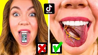 Проверила ТОП 10 ВИРУСНЫХ ЛАЙФХАКОВ из ТикТока, которые ВЗОРВАЛИ Интернет ! VIRAL TikTok Life Hacks