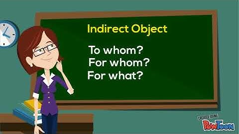 Direct Object vs Indirect Object