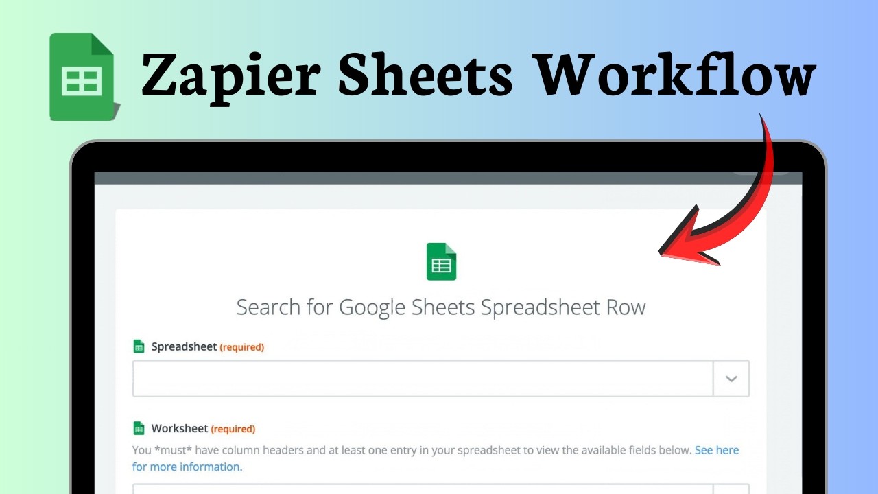 How to integrate Zapier with Google Sheets (Smart Automation) - YouTube