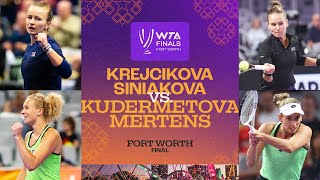 Kudermetova and Mertens claim WTA Finals doubles championship