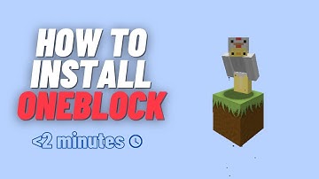 How to install OneBlock Skyblock in under 2 minutes!