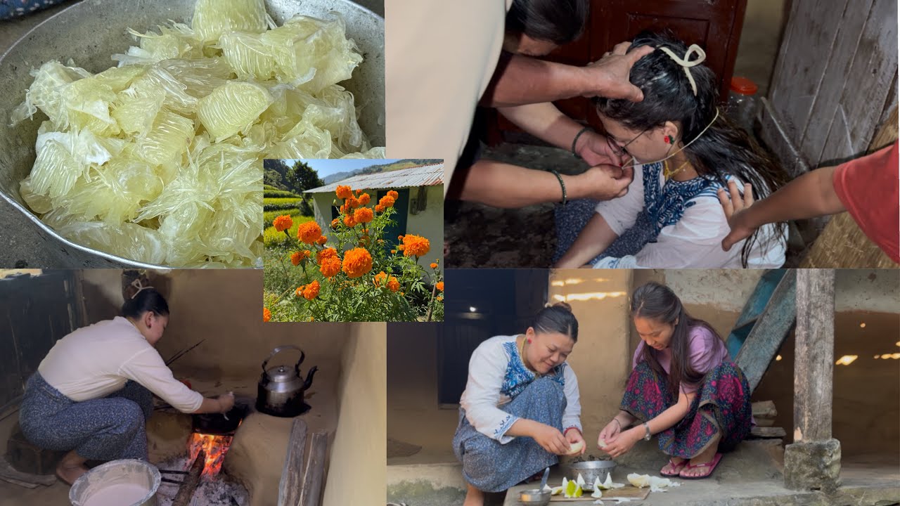 Ghar pani aipugye hai🤪❤️Mitho Mitho khadai xu😛