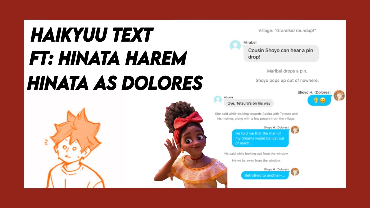 Hinata as Dolores | Skit | KuroHina Ft: Hinata Harem | Haikyuu Text