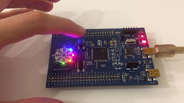 STM Learning: button controls LEDs driven by PWM
