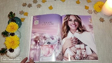 Cozy ASMR magazine page turning with squeezing for sleep and relaxation ▪︎ No talking