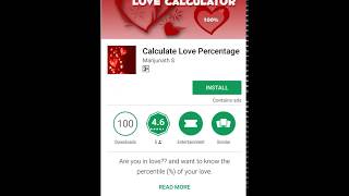 Love Calculator Android app screenshot 4