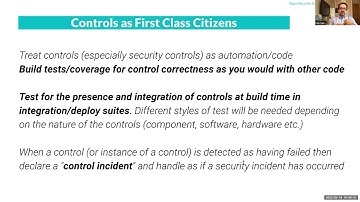Open Security Control Testing at Scale  - The What