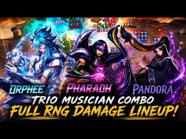 Saint Seiya: Awakening (KOTZ) - Trio Musician Lineup Combo at PvP