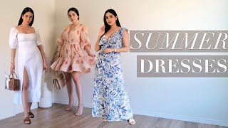 SUMMER DRESSES FOR ALL BUDGETS | Reformation, H&amp;M, Zimmermann + More || Mariana Pineda