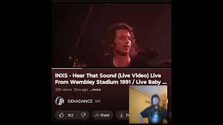 INXS- HEAR THAT SOUND(WEMBLEY)  THEY ARE BECOMING ONE OF MY FAVORITES 💜🖤  INDEPENDENT ARTIST REACTS