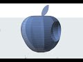 Creating a 3D Apple logo using a curtain wall in Archicad 23