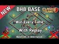 NEW Builder Hall 8 BASE LAYOUT 2019 || Every time win this base || CLASH OF CLANS