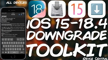 iOS 15.0 - 18.4 x8A4 DOWNGRADE Support Tool RELEASED For All Devices! An All-in-One Tool!