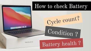 How to check Battery cycle count in MacBook | check Battery health 1000 cycle count #flipkart