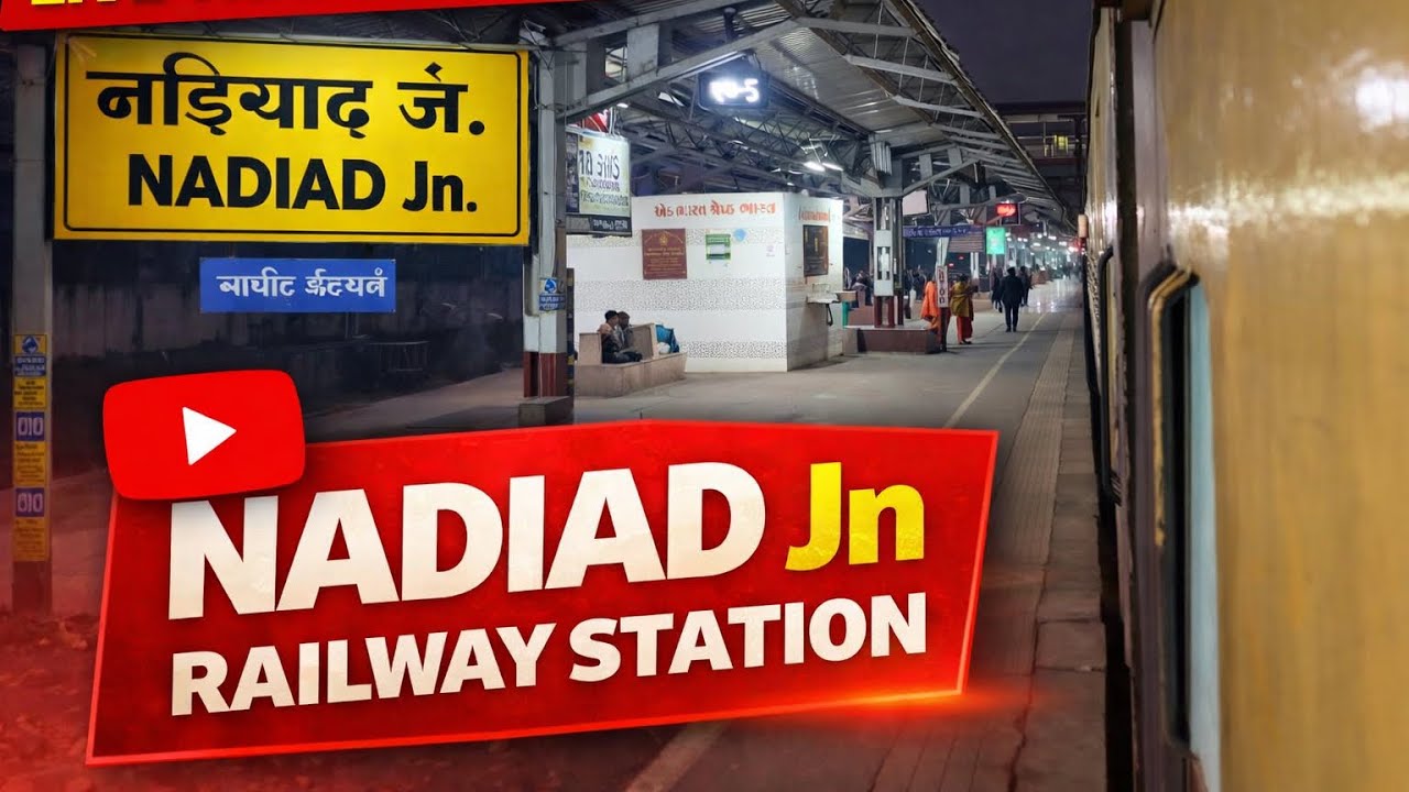 NADIAD (ND)JUNCTION RAILWAY STATION GUJARAT 