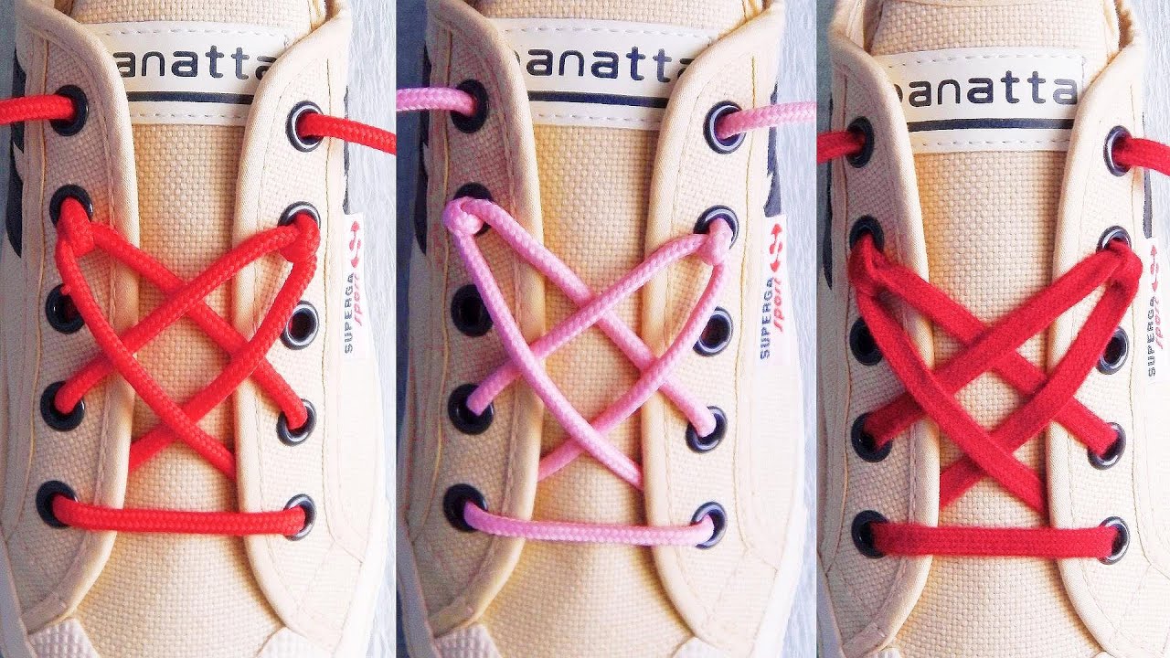 ハートの形になる靴ひもの結び方 靴紐アレンジ How To Tie Shoelaces Youtube