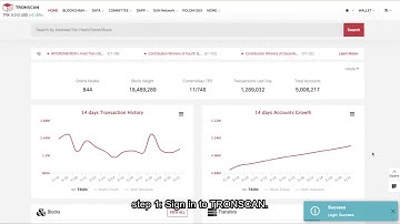 How to send tokens on TRONSCAN?