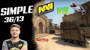 CSGO GOTV POV NAVI SIMPLE(36/13) VS AGO MIRAGE ESL Pro League Season 12 Europe