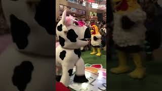 animais chocam a todos dançando no shopping