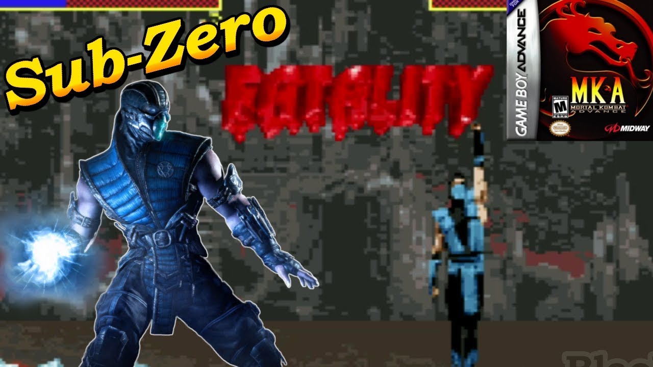 Mortal Kombat Advance (GBA) - Sub-Zero Playthrough - YouTube