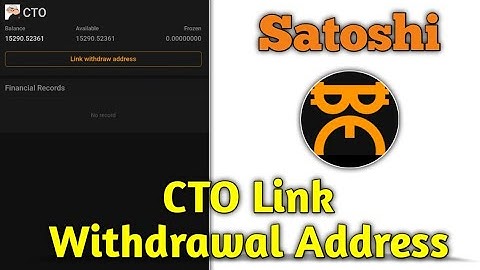 Satoshi CTO Airdrop Link Wallet | CTO Airdrop New Update | Satoshi Mining CTO Withdrawal Process