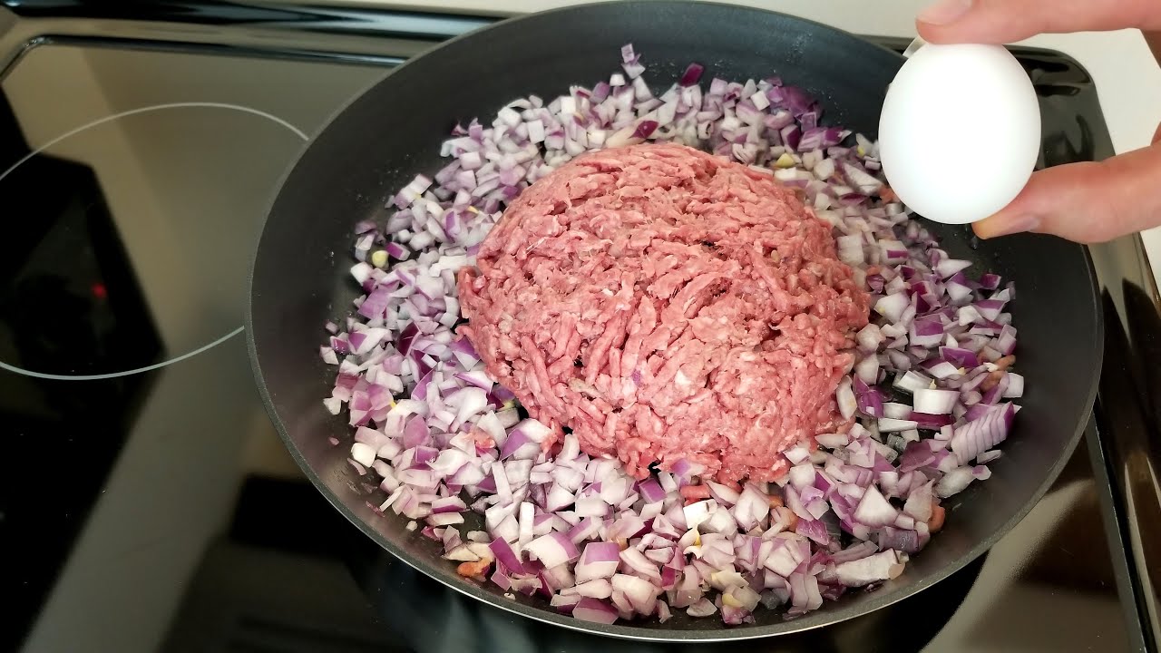 If you have eggs and ground beef make this easy, quick and delicious