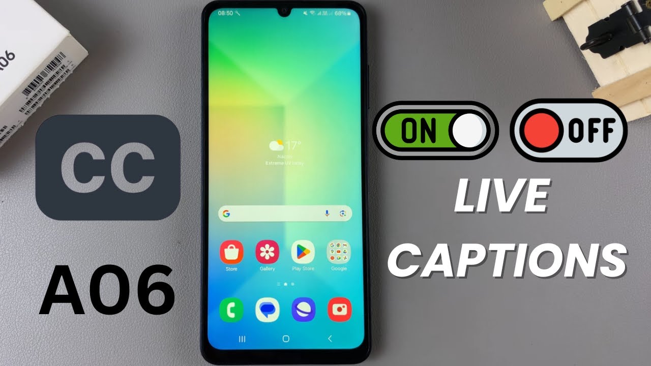 How To Turn Live Captions On/Off On Samsung Galaxy A06 - YouTube