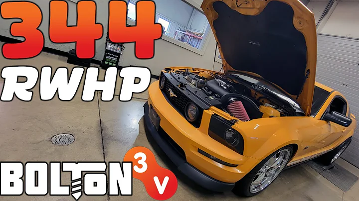 2007 Mustang GT ALL MOTOR DYNO (Detroit Rockers & Bolt On Parts) Top 5 Mods LT's, Intake, & JLT  3V