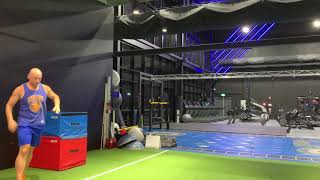 Running Box Jumps