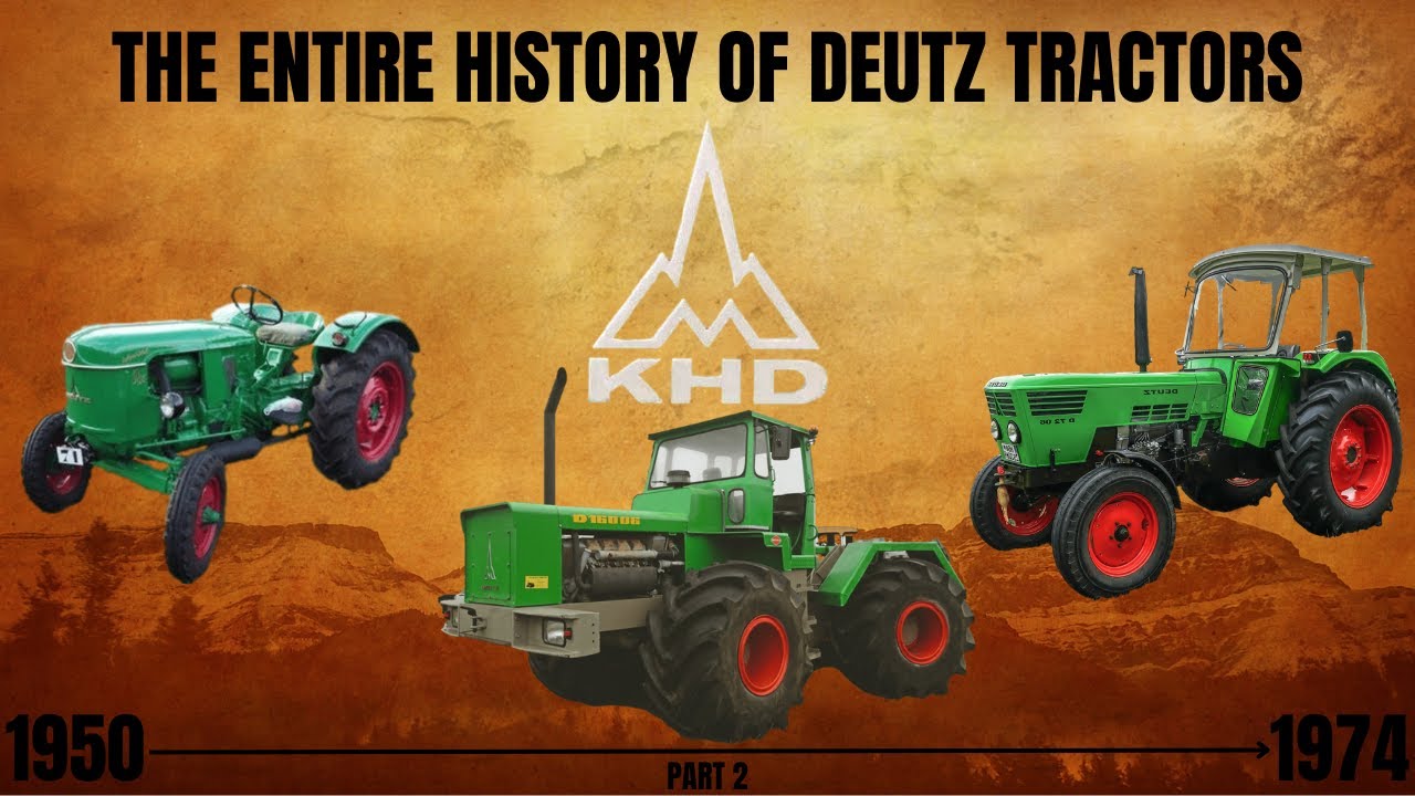 Vintage Tractor 7-8/10 Deutz 06 Six-Cylinder Military & Unimog Skoda Story