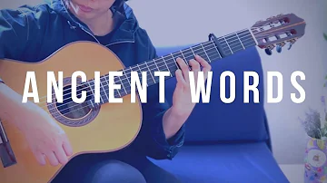 Ancient Words - Classical Guitar Instrumental Cover (fingerstyle) with Lyrics｜Kimmy Kwong