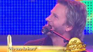 El ex-Sin Bandera Noel Schajris canta "No veo la hora" (Reyes del Show PERU 19-12-09)