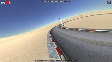 CGM rc Heli Flight Simulator - X3D Racetrack FPV View