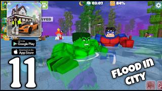 School Party Craft New Update || Flood In City Gameplay Walkthrough Part 11 (Android &Ios) screenshot 5