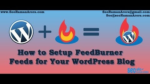 How to Setup FeedBurner Feeds for Your WordPress Blog | Seo Tips and Tricks | Blog Promotion
