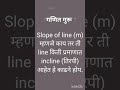 What is mean by Slope of Line