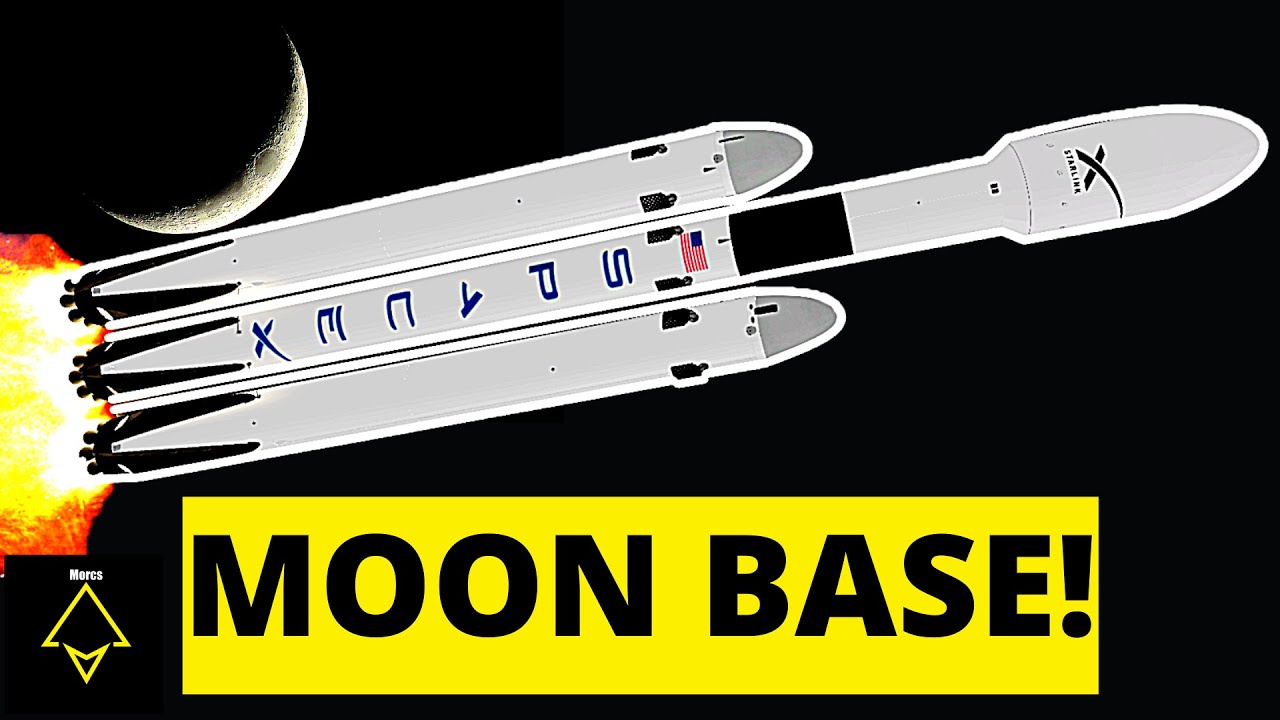 Can you Create a MOON BASE Using FALCON HEAVY?! KSP Moon base YouTube