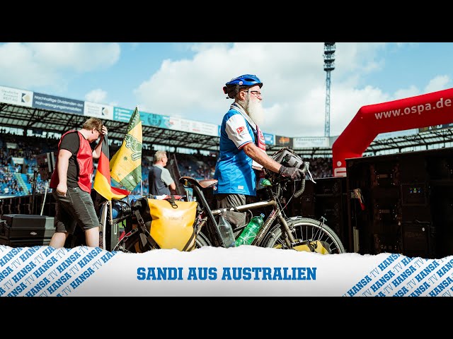 🚲5000 km ins Ostseestadion: Sandi aus Australien | Wir sind Hansa🔵⚪❤